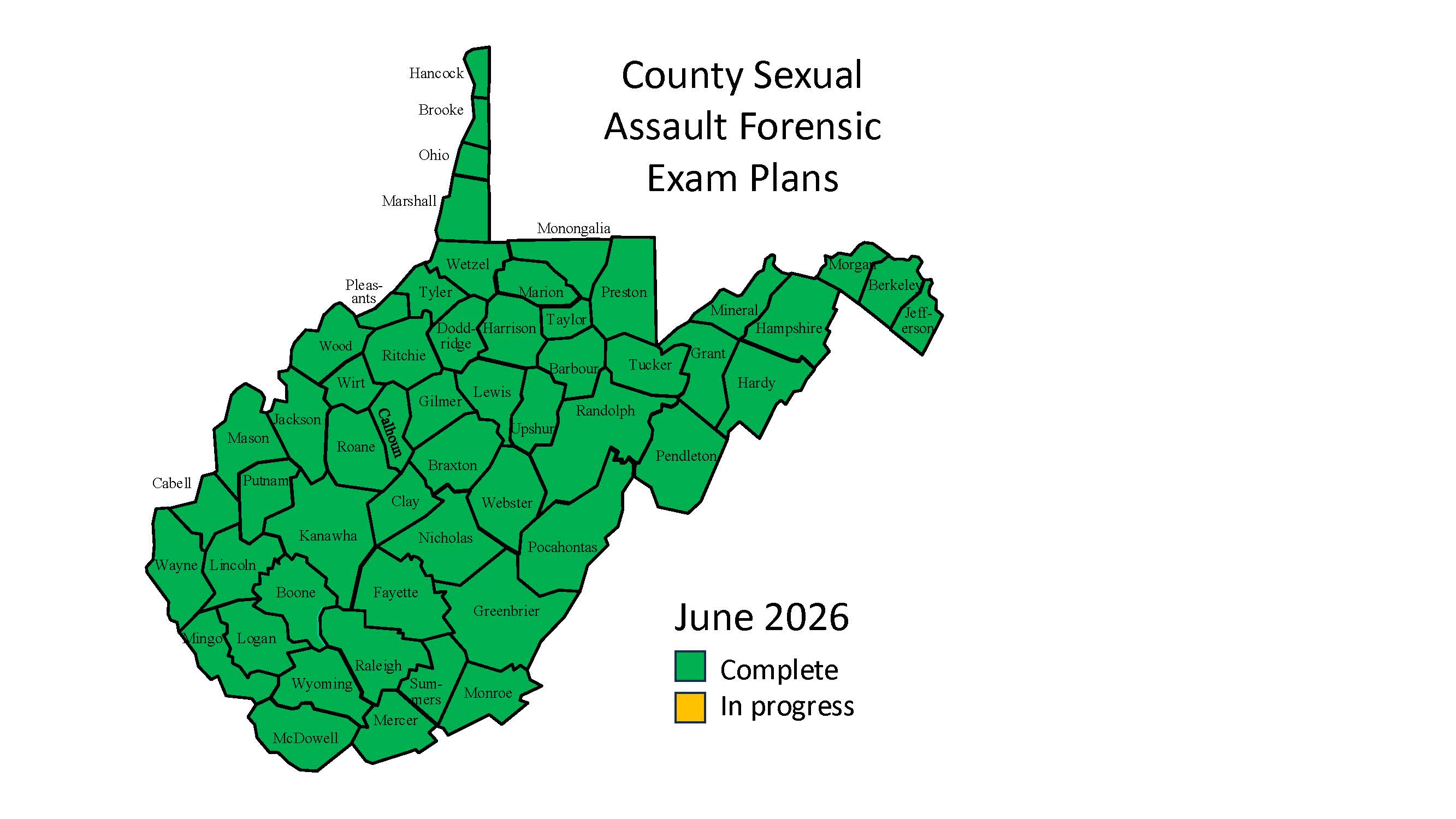 SAFE County Plans 2025 Map